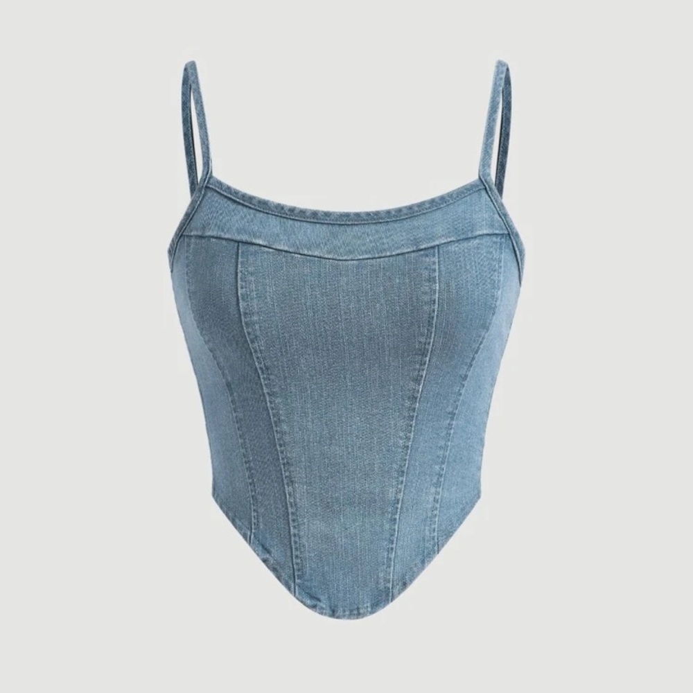 Denim top